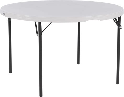 Amazon.com : LIFETIME Nesting Round Table, 48-Inch, White Granite : Home & Kitchen