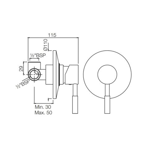 Jaquar 1 Way Diverter Solo SOL-CHR-6227K Normal Flow - Chrome Finish on ...