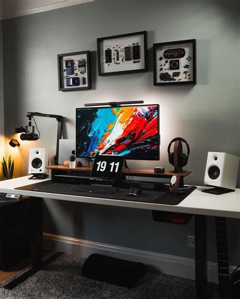 Gaming Computer Desk Setup 的图像结果