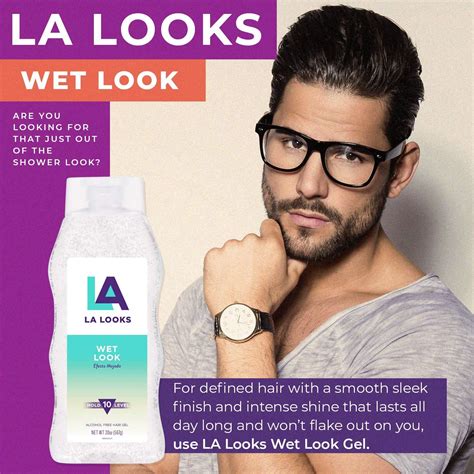 LA Looks Styling Hair Gel 20 Oz - Absolute Fixation for Wet Look Hair ...