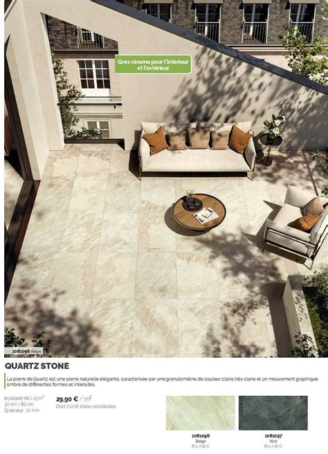 Promo Quartz Stone chez Doras - iCatalogue.fr