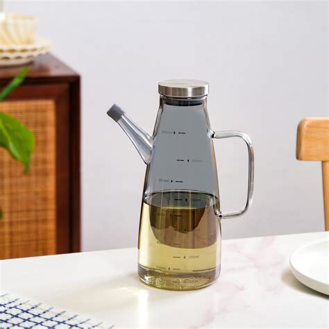 Multipurpose Borosilicate Grey Glass Jar 1000ml Online - Premium Oil ...