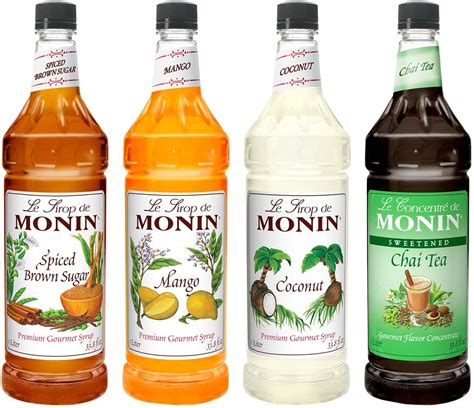 Amazon.com: Monin - Cookie Butter Syrup, Great for Coffees, Lattes, and ...