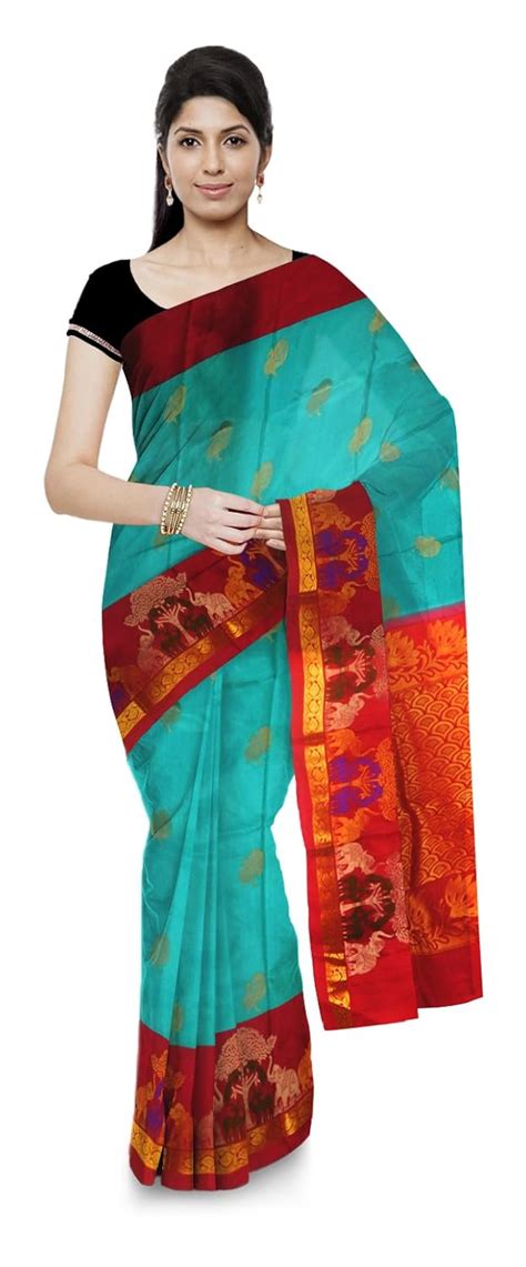Buy Adi Lakshmi Handlooms Chirala Handloom Silk Saree for Women (Blue ...