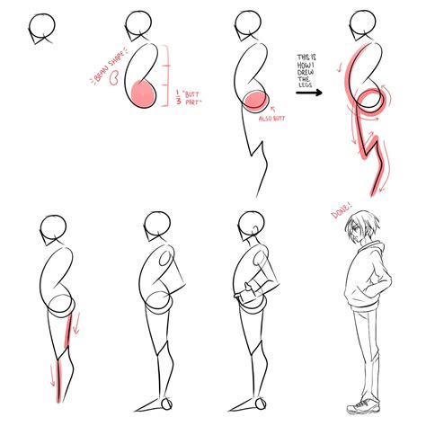 How To Draw A Side View Body - Surrealist Drawing Techniques