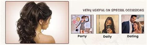 D-Divine Hair Extensions And Wigs Ponytails Hairpiece Wavy Claw Clip ...