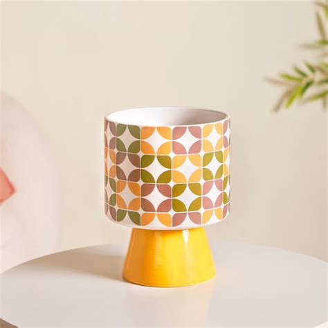 Colour Pop Pedestal Flower Pot Bauhaus Multicolour Online - Premium ...