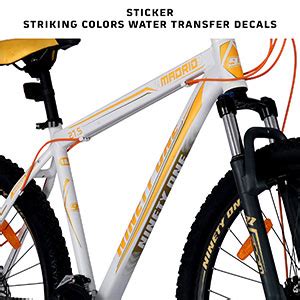 Buy NINETY ONE E Cycle Series (Madrid - White Yellow, 27.5T - 21 Speed ...