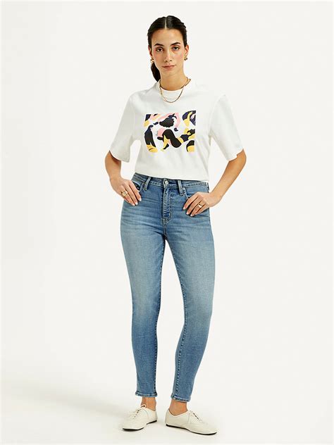 Women's 721 Blue Skinny Fit High Rise Jeans – Levis India Store