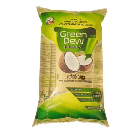 Green Dew COCONUT OIL 100% Pure Coconut Oil | Edible | For Cooking ...