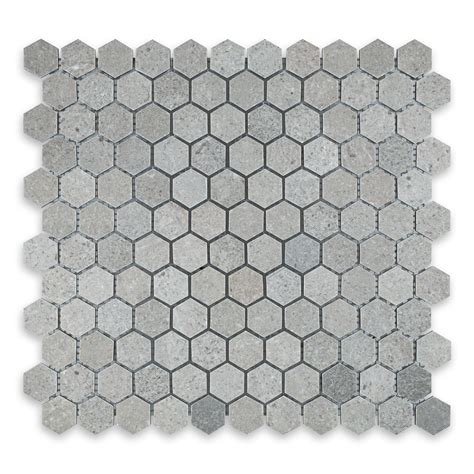 Spanish Grey Marble Hexagon 1" Polished | Natural Stone Resources