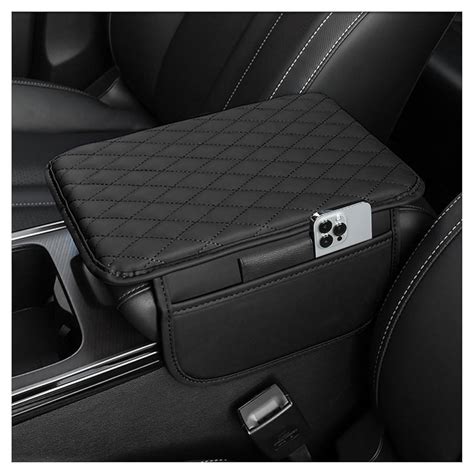 Car Seat Gap Filler/Car Center Armrest Cushion Cover with Side ...