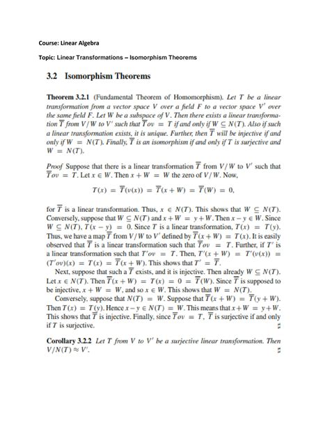 Image result for Isomorphism Theorems Examples