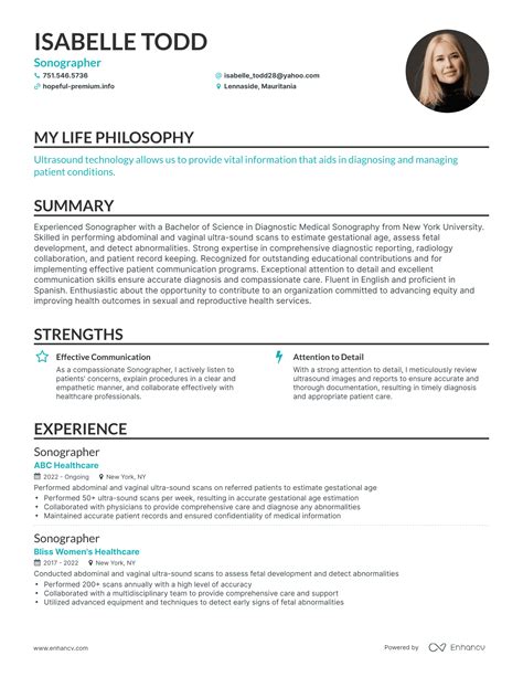 Registered Diagnostic Medical Sonographer Job Description at Gary Delariva blog