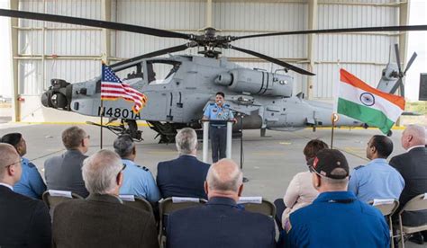 Flying tank for IAF: Boeing hands over 1st Apache attack helicopter ...