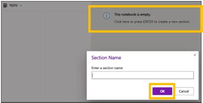 Image result for CreatePage Sections in One Note