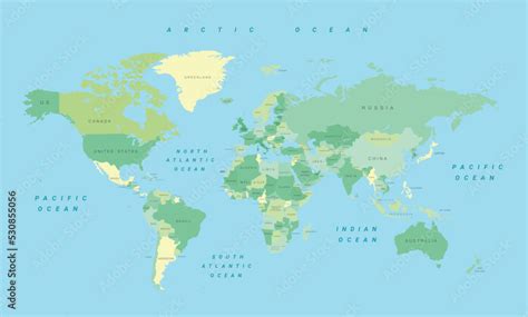 Detailed Map of the World 的图像结果