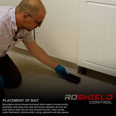 Roshield Black Tamper-Proof Mouse Bait Boxes & 15 Pasta Sachet Mice ...