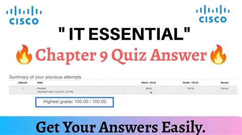 Image result for Cisco Essentials Part2 Summary Test Answer