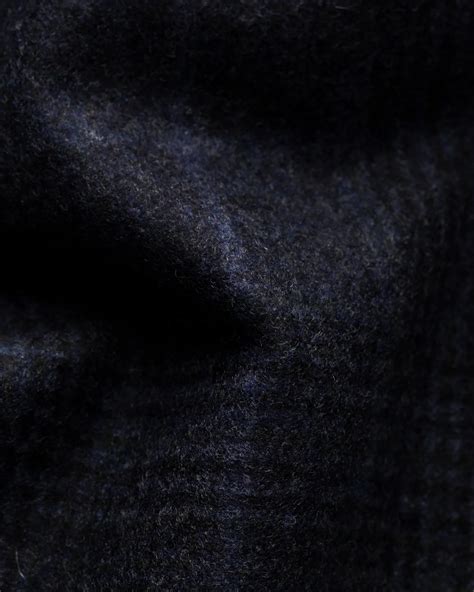 Navy Checked Wool-Cashmere Flannel Overshirt - Eton