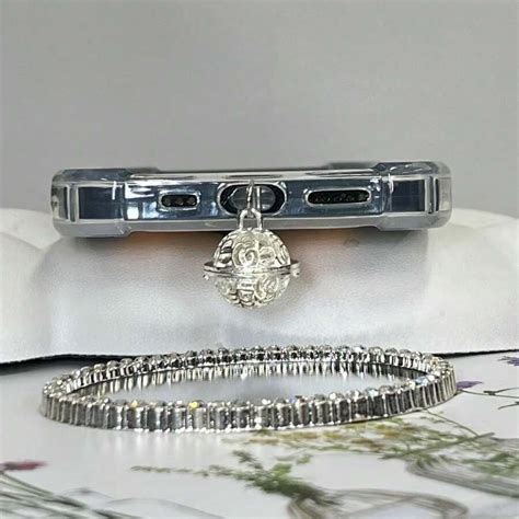 Mobile Phone Dust Plug Retro Palace Clock Pendant Dust Plug for Sale ...