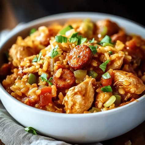 Quick Instant Pot Chicken and Sausage Jambalaya