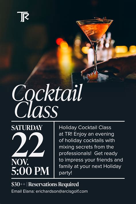Cocktail Making Class | Tierra Rejada Golf Club | 2025-11-22