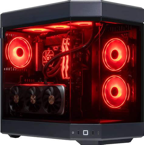HYTE Y60 E-ATX Mid Tower Red and Black Case – Powerplay Builds!