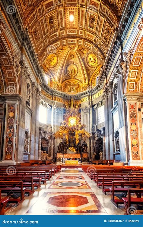 Apse of Basilica of St. Peter S in Rome Editorial Photography - Image ...
