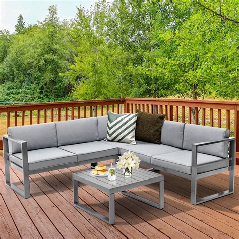 Aluminum Patio Furniture Sets Outdoor Aluminum Furniture Dining