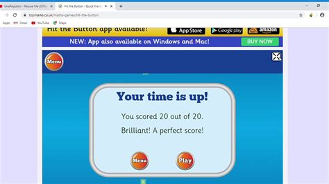 Image result for Hit the Button Quick Fire Maths