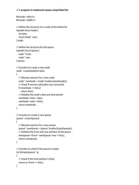 Image result for Implement Queues Using Linked List