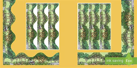 Nature Notice Board Borders (teacher made) - Twinkl