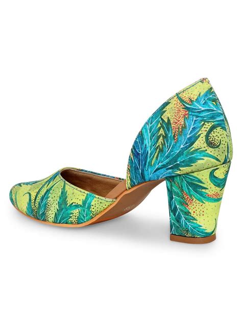 Forest Green Block Heels – Kanvas