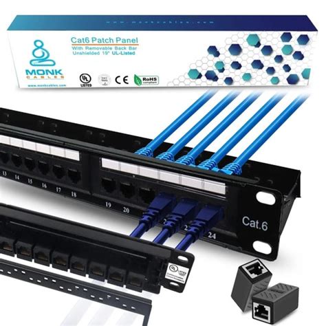 CAT6 Inline Patch Panel coupler | 24-Port 1U | India | Ubuy