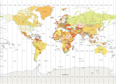 Map Of The World Time Zone