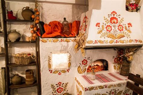 Ukrainian life inside the house traditional ingredients kitchenware ...