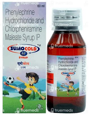 Sumo Cold Af 52 Mg Syrup 60 Ml - Uses, Side Effects, Dosage, Price ...