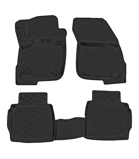 Crocliner All Weather Rubber Floor Mats for FORD Fusion 2017-2020 (Does ...