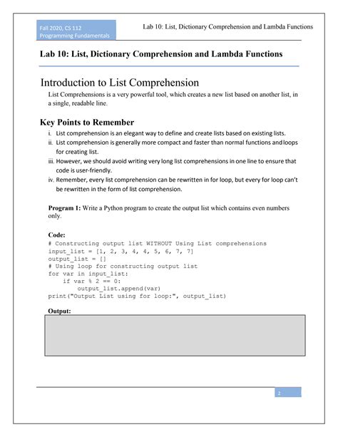 Image result for Lambda Function in Python List Comprehension