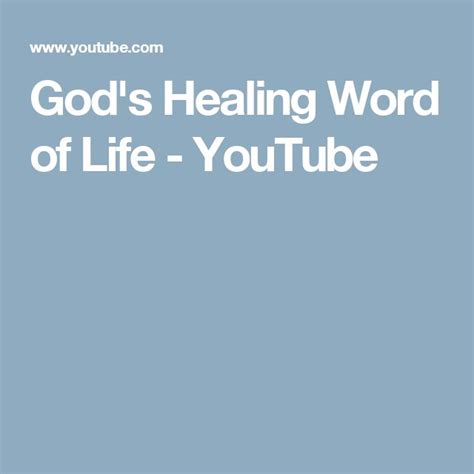 Healing Scriptures Words of Life 的图像结果