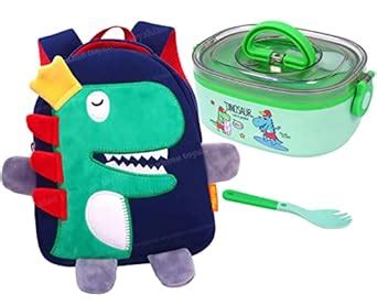 Toyshine Dinosaur Theme Combo Pack | Dino Bag, Lunch Box | Thermal ...