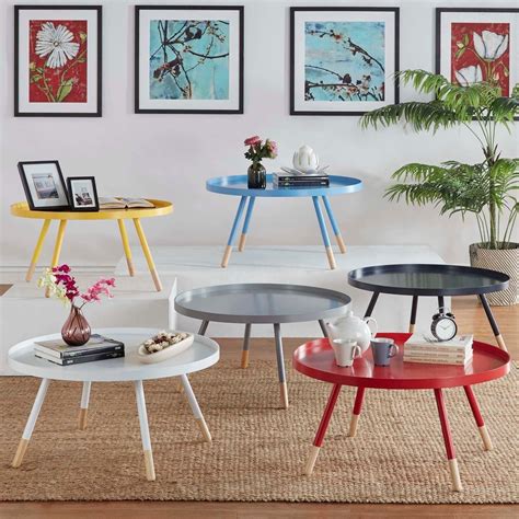 Round Spindle Side Table