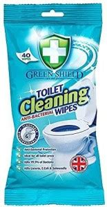 green shield Toilet Cleaning 40 Wipes Price in India - Buy green shield ...