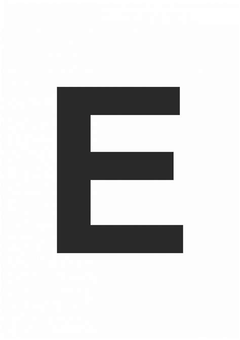Large Printable Letter E - Free Printables
