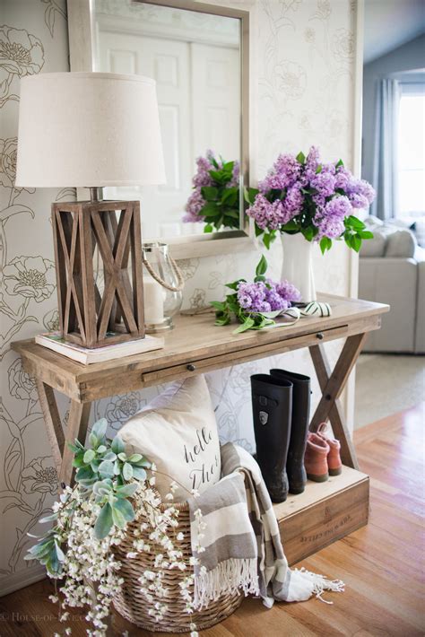 How To Decorate The Foyer Table at Tommy Bautista blog