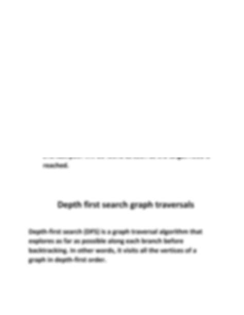 Image result for Depth First Search Graph Example