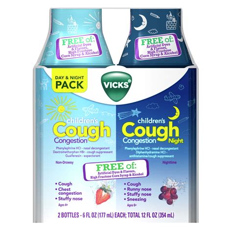 Vicks Children's Cough & Congestion, Liquid over-the-counter Medicine ...