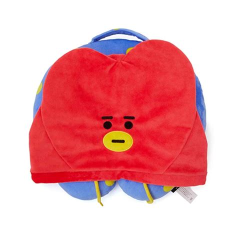 Buy BTS Bulletproof Youth League Cartoon Hooded U-Pillow Travel Neck ...
