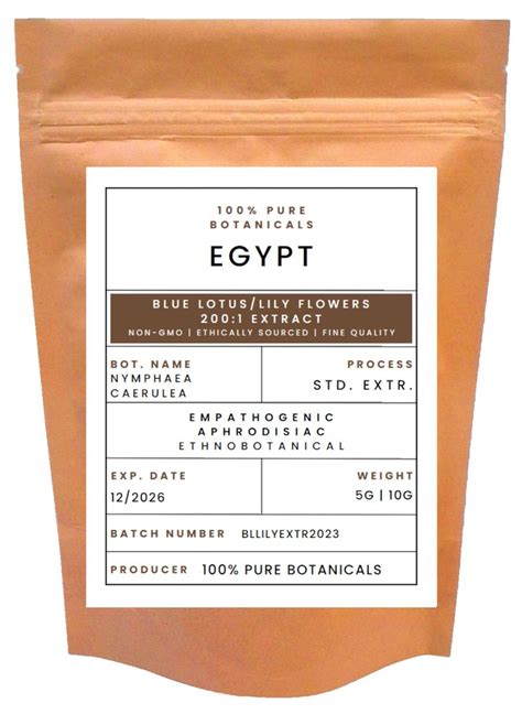 100% PURE BOTANICALS® || BLUE LOTUS FLOWERS || BLUE LILY FLOWERS ...